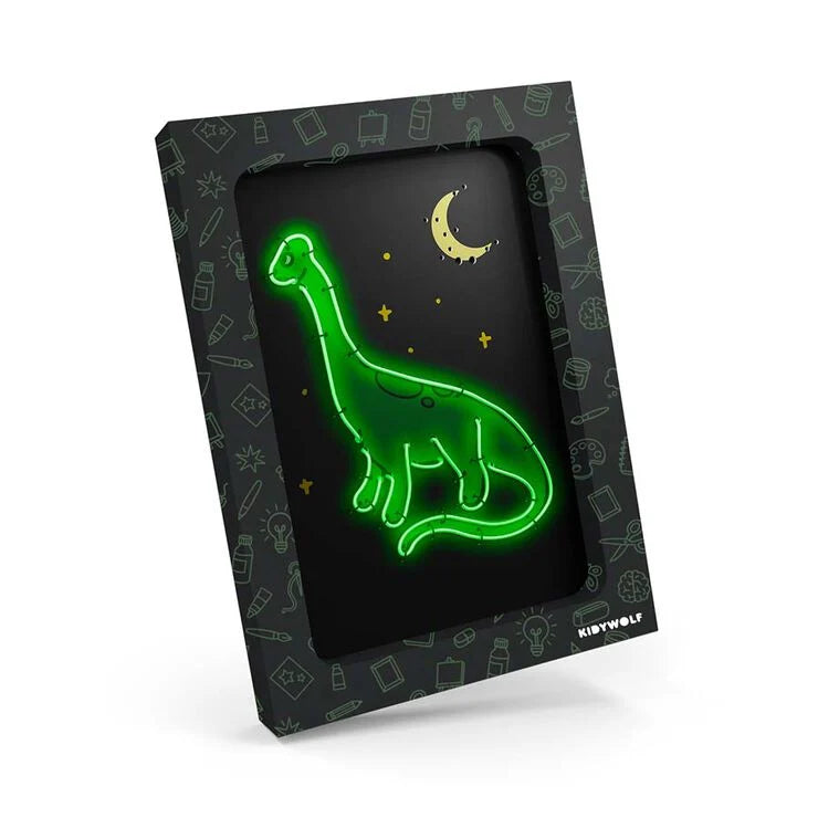 Pack KIDYNEON Verde Kit de Decoración de Pared con Luces Kidywolf