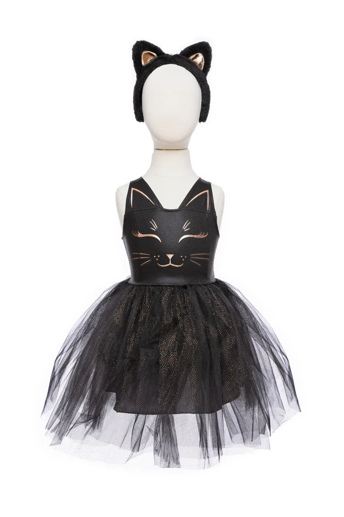 Vestido de Gato Negro con Diadema Great Pretenders