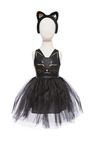 Vestido de Gato Negro con Diadema Great Pretenders