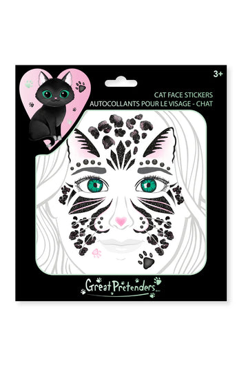 Pegatinas para la Cara de Gato Negro (37 Piezas Great Pretenders