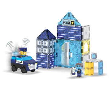 Juego de Construcción MAGNA-T Police Station Set 35 pcs