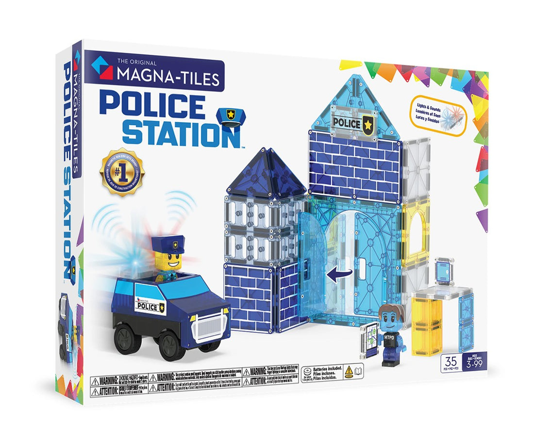 Juego de Construcción MAGNA-T Police Station Set 35 pcs