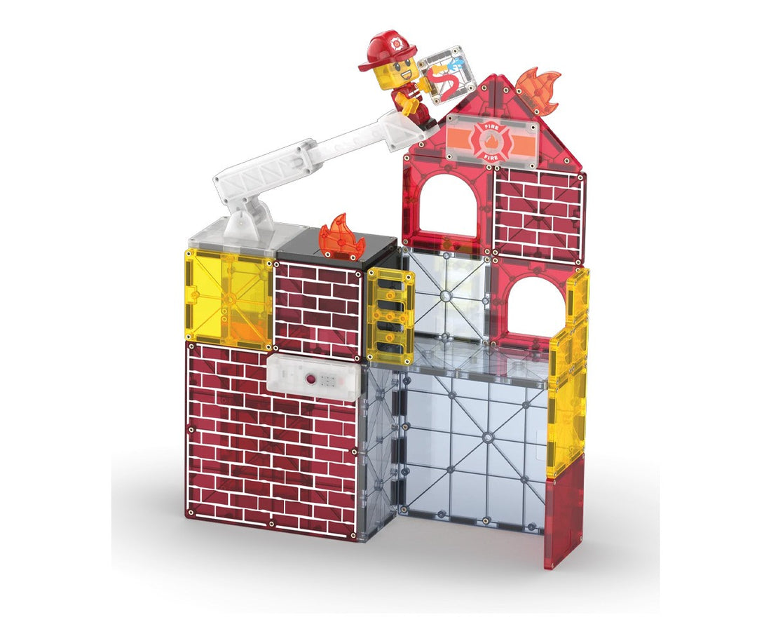 Juego de Construcción MAGNA-T Fire Station Set 50 pcs
