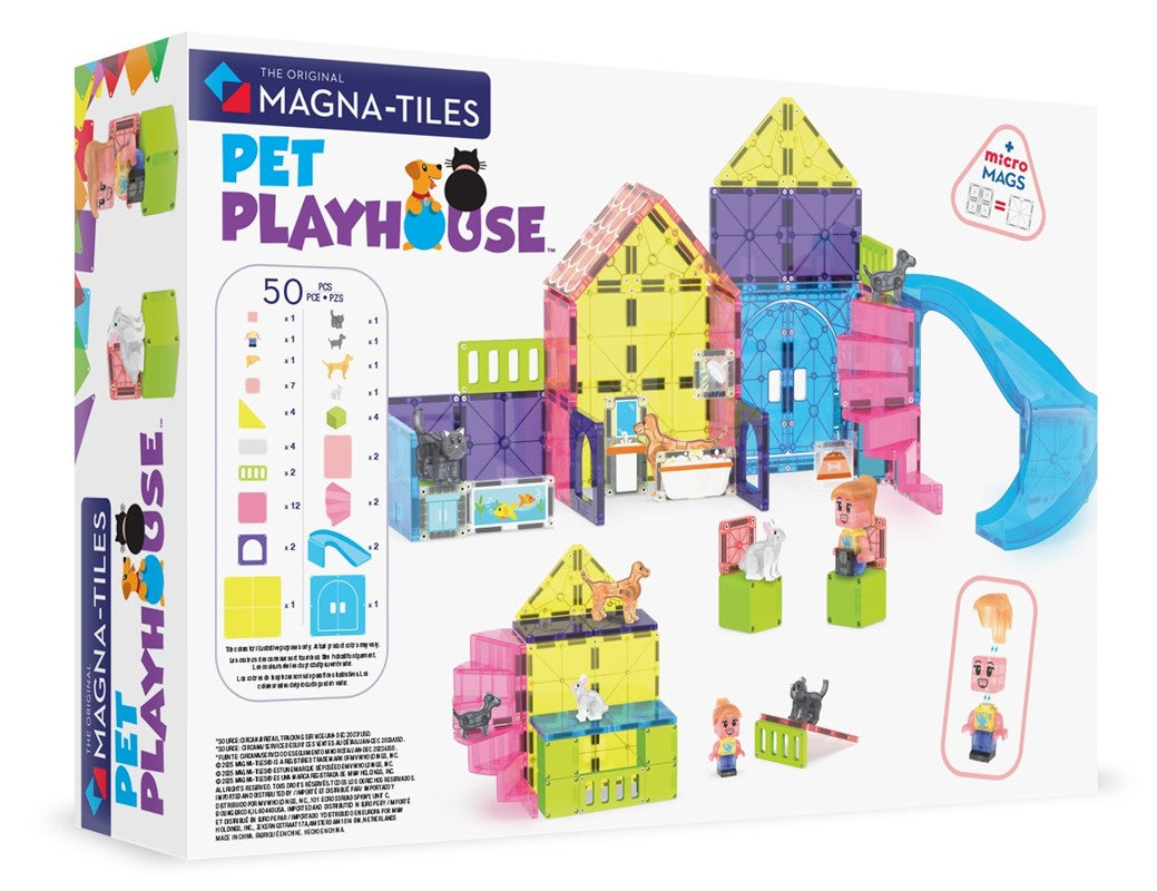 Juego de Construcción MAGNA-T Pet Playhouse Set 50 pcs