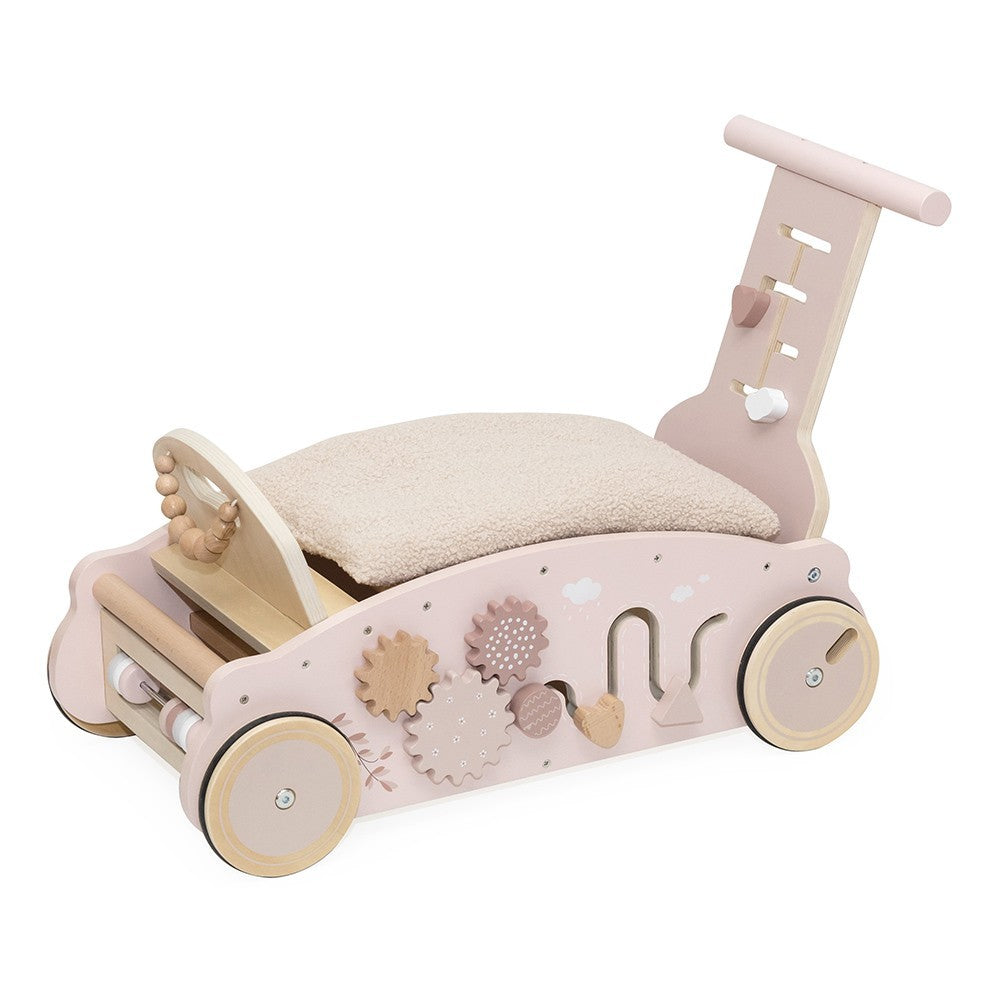 3-in-1 Rocker, Walker & Car - Pink de Label Label