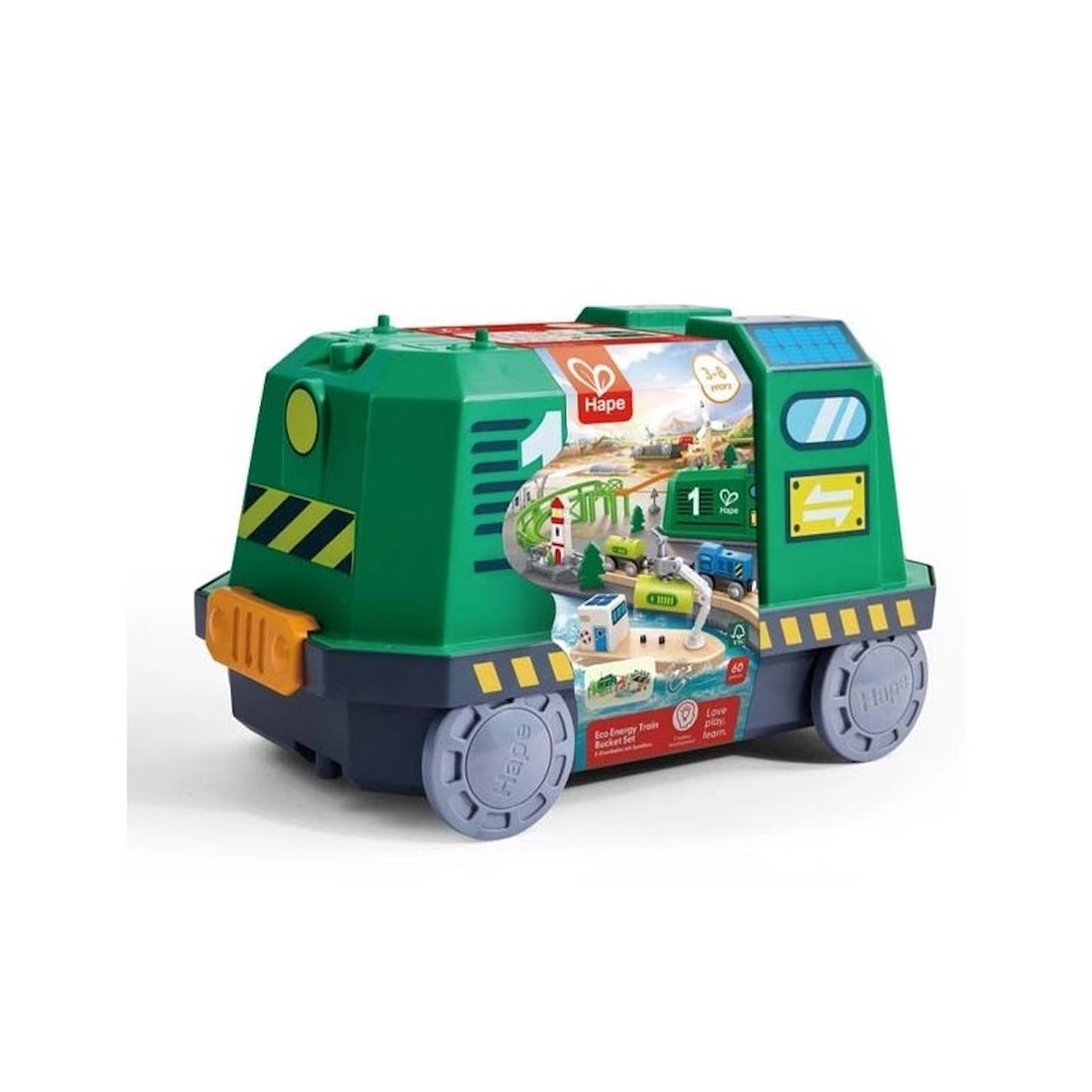 Set de Tren de Energía Eco en Cubo de Hape