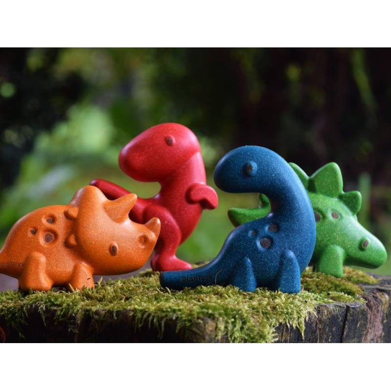 Set 4 Dinos Plantoys