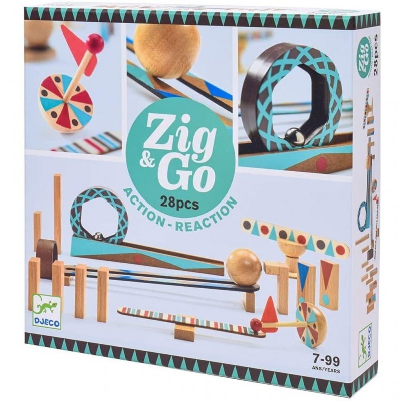 Construcción Zig&Go Roll 28 pzs  de Djeco