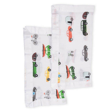 Muselina Algodón Traffic Jam de Little Unicorn 40x40 (2uds)