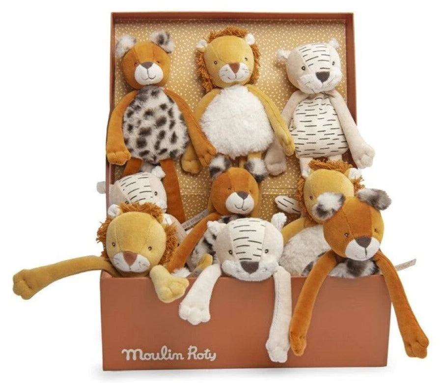 DouDou Sonajero Tigre Baboo Forêt Mawa de Moulin Roty