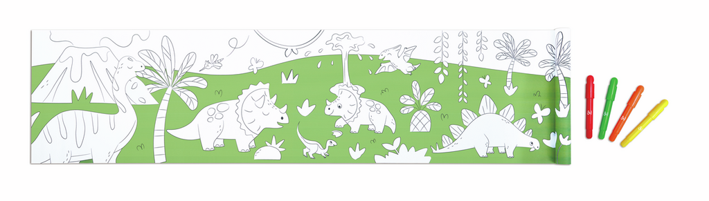 Rollo de Papel para Garabatos de Dinosaurios Hape