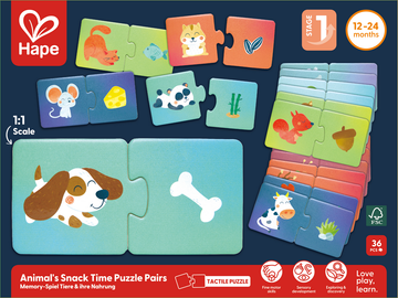 Puzzle Animal´s Snack Time Hape