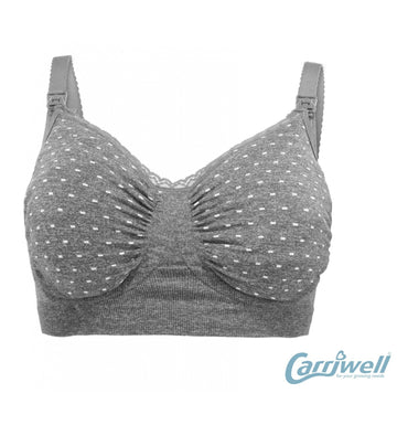 Sujetador lactancia Aros Carri-gel® Gris talla S de Carriwell