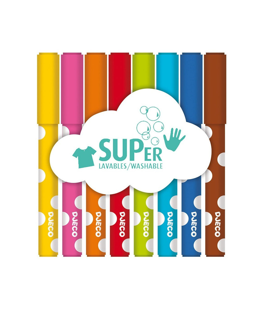 Colores Para Peques 8 Rotuladores de Djeco