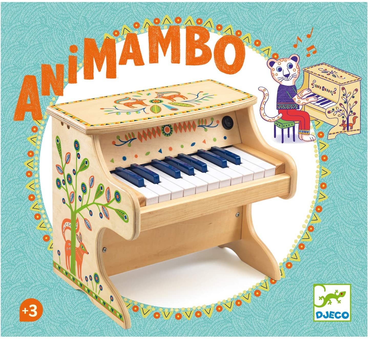 Animambo Piano Eléctronico 18 llaves de Djeco