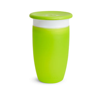 Vaso Antigoteo Miracle 360º  Verde (295ml)+tapa de Munchkin
