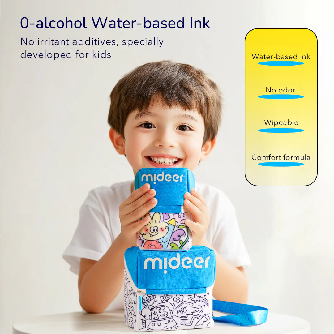 Rotuladores Acrílicos con Punta de Pincel en Estuche Blando (24 colores) Mideer