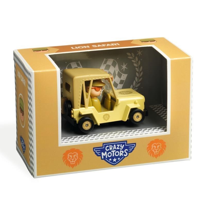 Crazy Motors Lion Safari Djeco