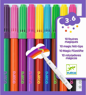 Colores Para Peques 10 Rotuladores Mágicos Djeco