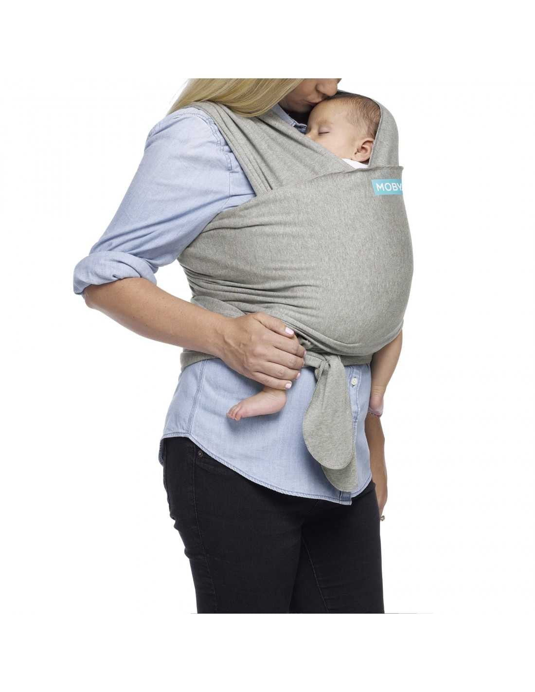 Fular Portabebé Moby Wrap Classic Gray