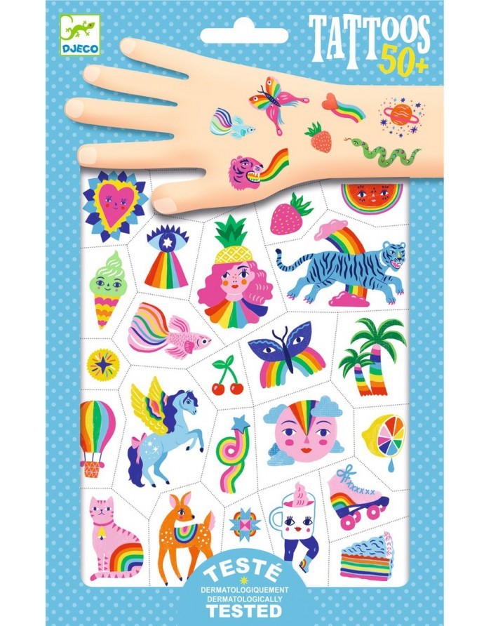 Tatuajes Arco Iris Djeco