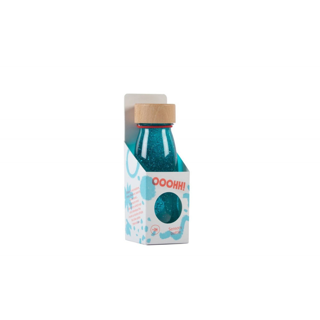 Botella Sensorial Float Bottle Turquoise Petit Boum