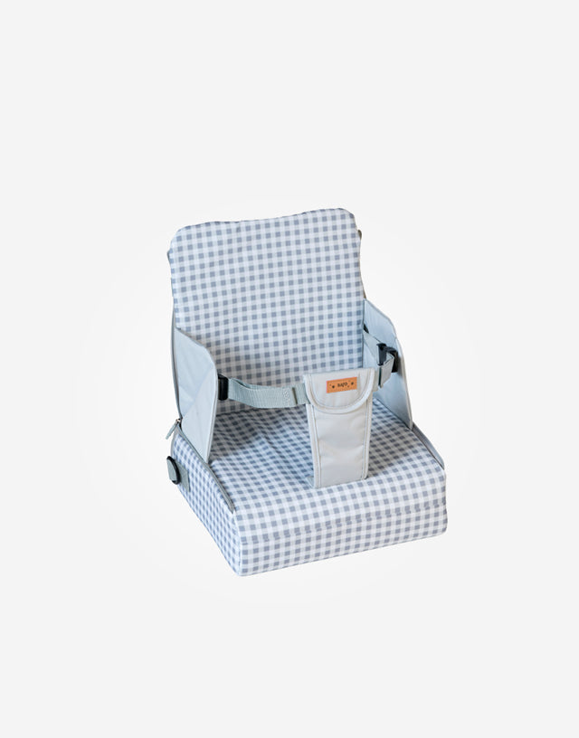 Trona Bolso Portable Vichy Gris Saro