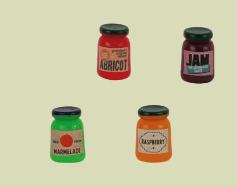 Mini´s- Tarritos Mermelada 4 piezas de La Casa de los Ratones