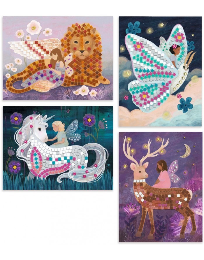 Collage Cuadros de Mosaicos El Mundo Djeco