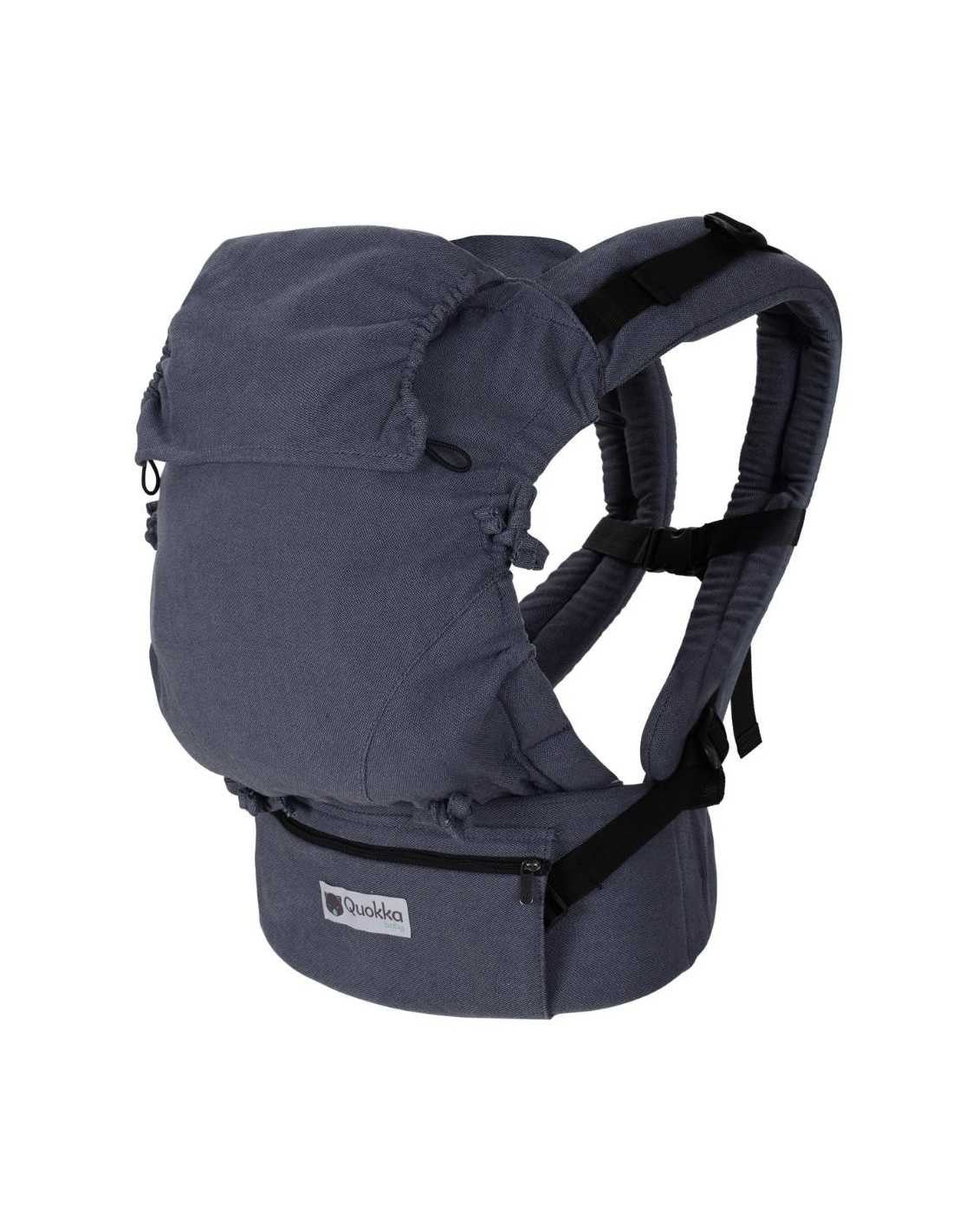 Mochila Ergonómica Quokkababy E -Carrier Denim Blue