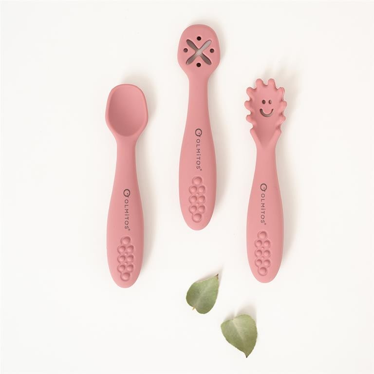 Set Cubiertos Aprendizaje Rosa Olmitos