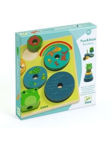 Encajable Puzz & Stack Rainbow de Djeco