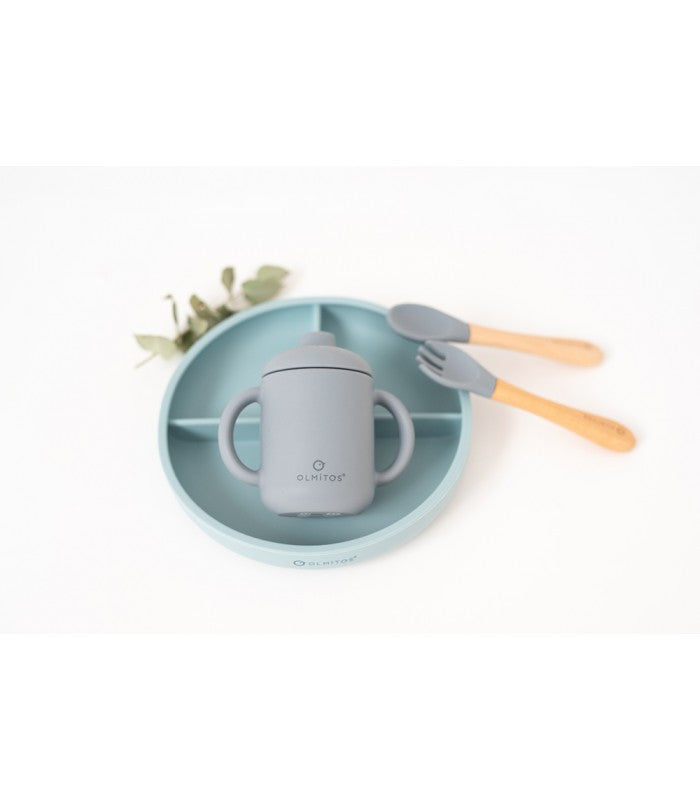 Vajilla 5 Piezas Silicona Blue Olmitos