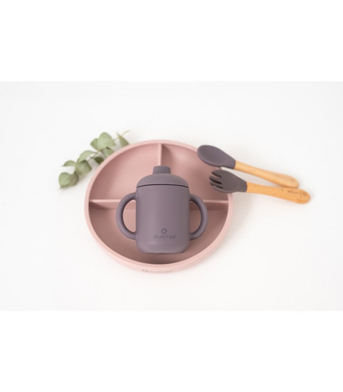 Vajilla 5 Piezas Silicona Pink Olmitos