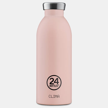 Botella Térmica Clima 500ml Rosa Dusty 24Bottles