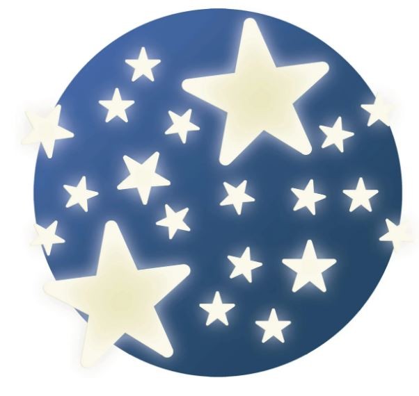 Stickers Fosforecentes Estrellas de Djeco