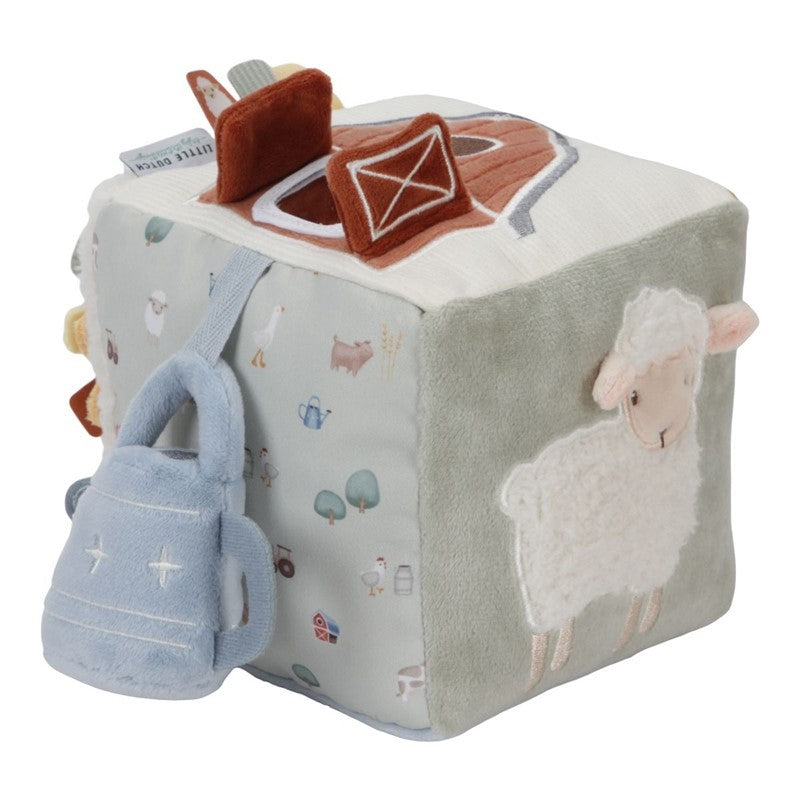 Cubo Blandito de Actividades Little Farm Little Dutch