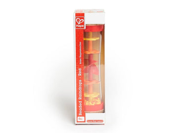 Cuentas y Gotas de Lluvia -Rojo de Hape