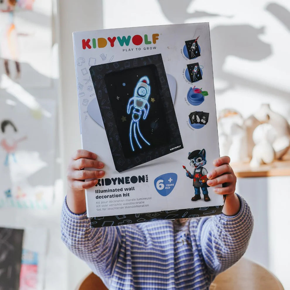 Pack KIDYNEON Kit de Decoración de Pared con Luces Kidywolf