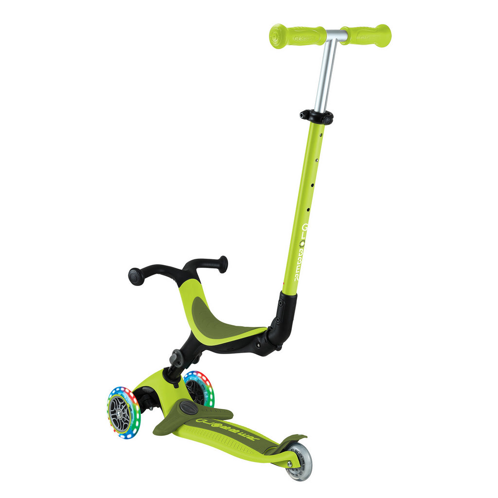 Patinete Go Up Active Luces Verde Lima Globber