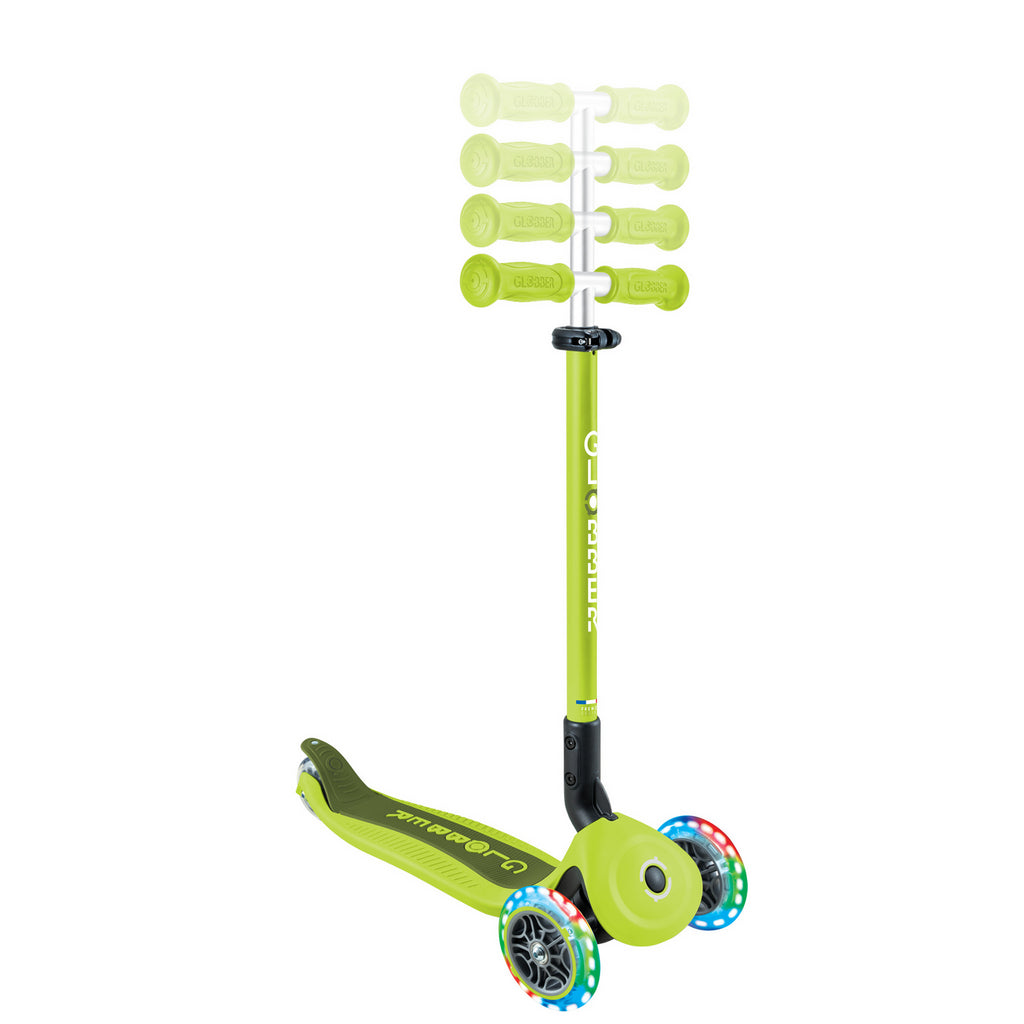 Patinete Go Up Active Luces Verde Lima Globber