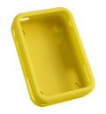 Funda protectora de silicona amarilla para Faba+, vista interior vacía