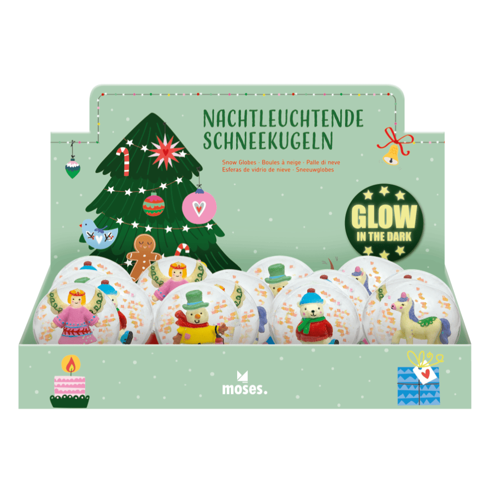 Bola de nieve de Navidad Moses