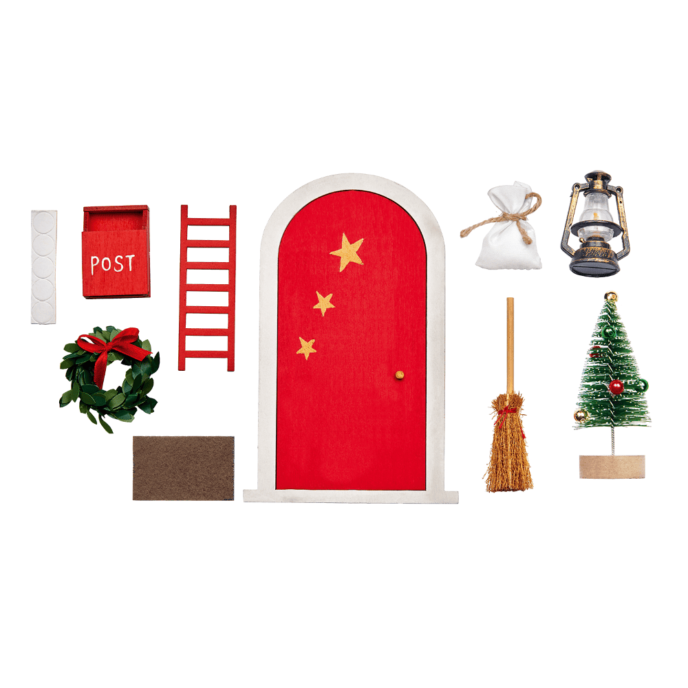 Set puerta Roja de Navidad Moses