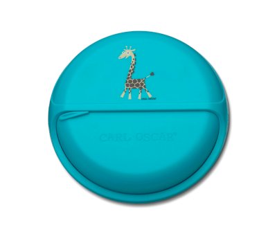 Caja Almuerzo BentoDisc Jirafa Turquesa Carl Oscar