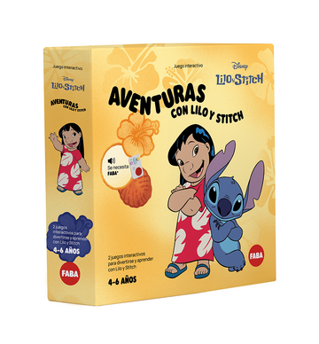 Juego Aventuras con Lilo y Stitch Faba con preguntas y carrera de tablero