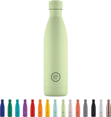 Botella Termo Pastel Green 750ml Cool Bottles