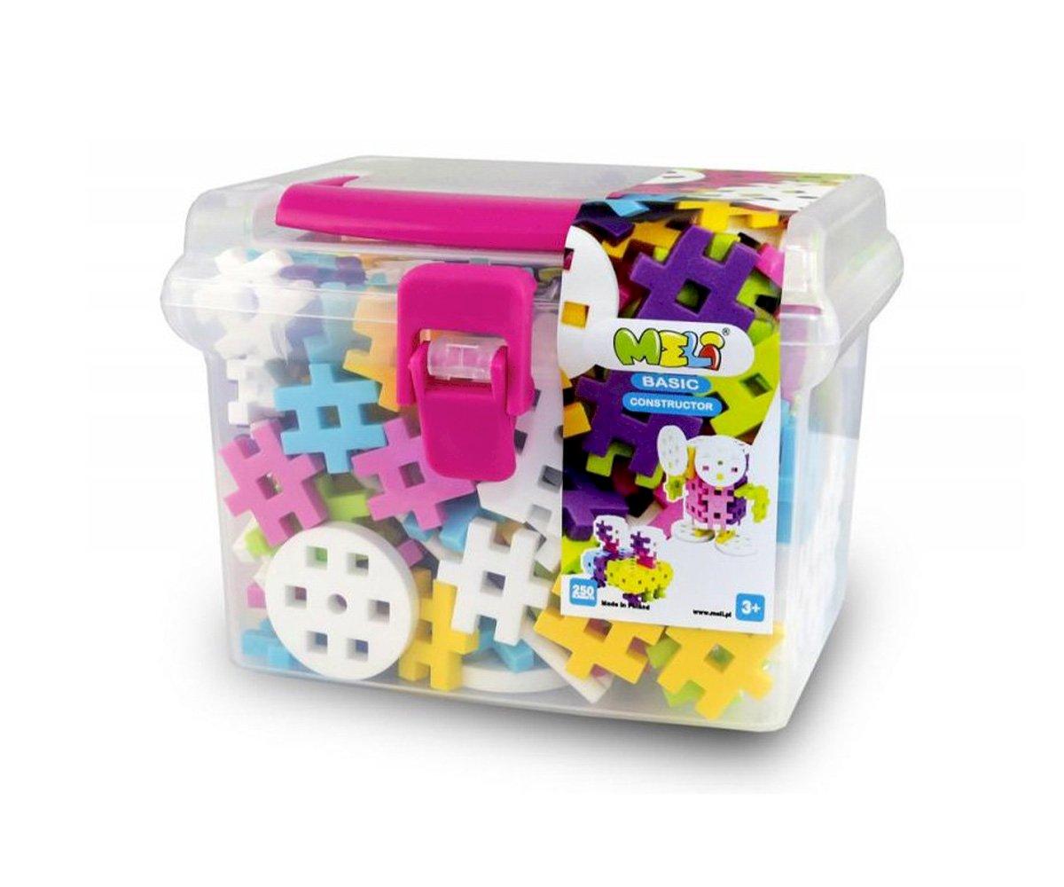 Juego de Construcción MELI Basic Constructor Pastel Travel Box 250 pcs (