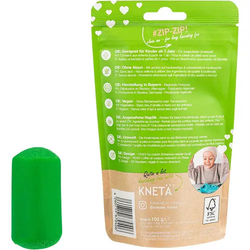 Bolsa Plastilina 100gr Verde Knetä