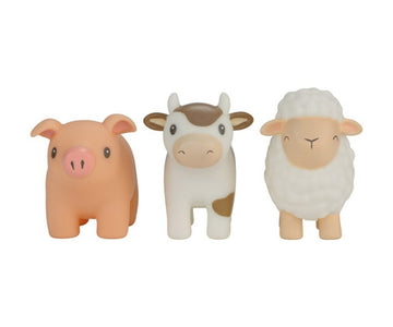 Set Tres Muñecos para  Baño Little Farm little Dutch